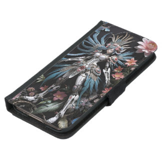 Mandala girl Wallet Case