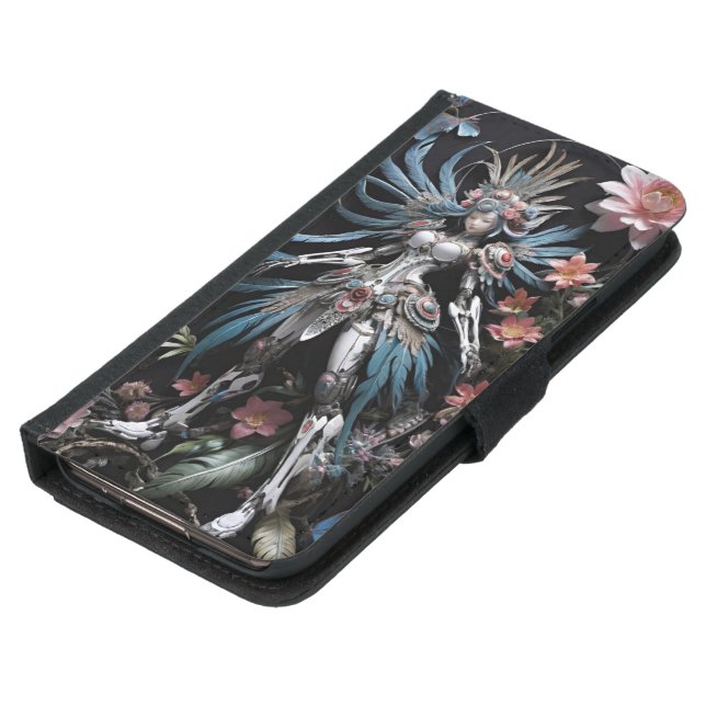 Mandala girl Wallet Case (Bottom)