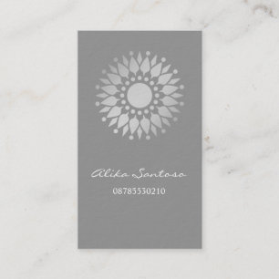 Mandala Gold Business Card