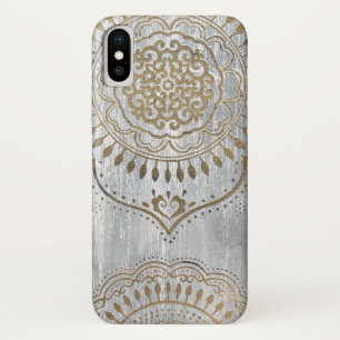 Mandala Gold Design iPhone X Case