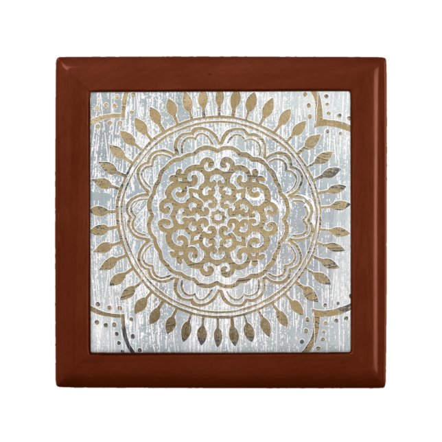 Mandala Gold Design Keepsake Box (Front)