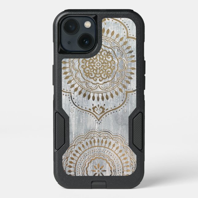 Mandala Gold Design Otterbox iPhone Case (Back)
