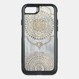 Mandala Gold Design OtterBox Commuter iPhone SE/8/7 Case