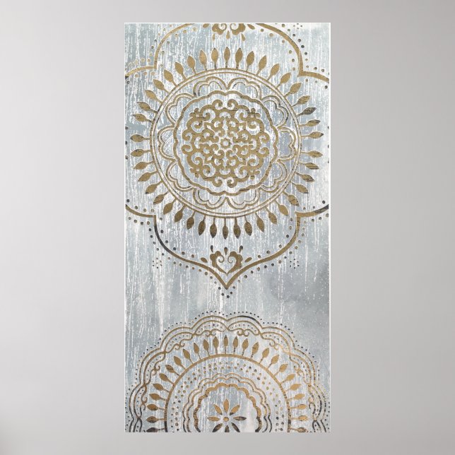 Mandala Gold Design Poster (Front)