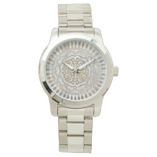 Mandala Gold Design Watch
