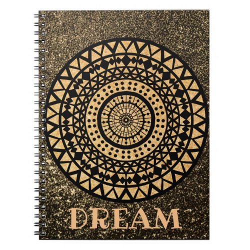Mandala Gold Dream Thought Gifts Journal Book