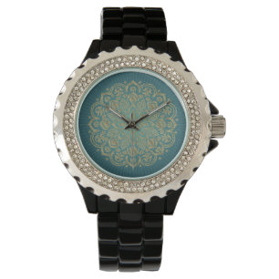 MANDALA Golden Rosette - Wrist Watch