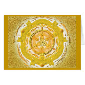 Mandala greeting card 04 I-M Gold (Front Horizontal)