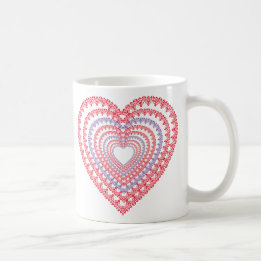 Mandala Heart Coffee Mug