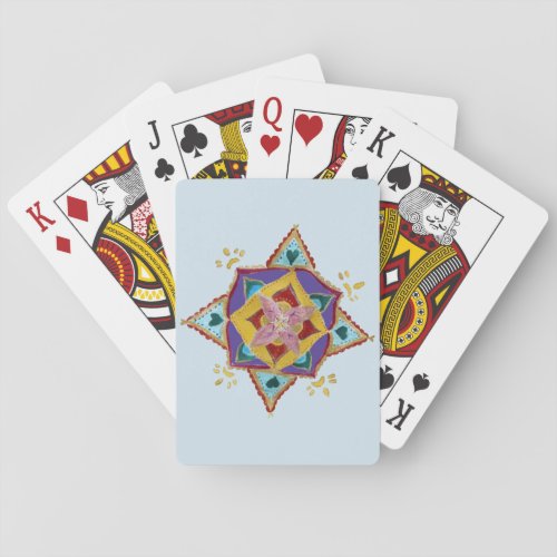 Mandala Hearts Classic Playing Cards