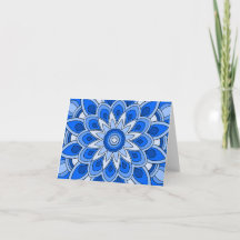 Mandala in blue
