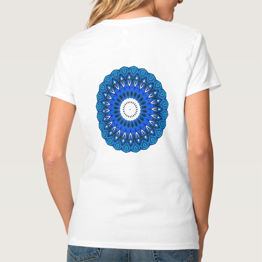 Disover Mandala in Blue T-Shirt