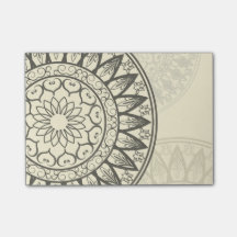 Mandala in Soft Yellow