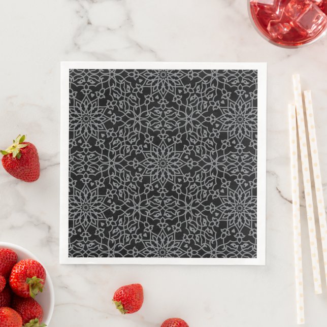 Mandala Inspiration 4 Paper Dinner Napkins (Insitu)