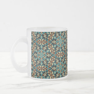 Mandala Inspiration 6 Frosted Glass Coffee Mug