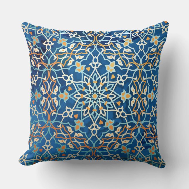 Mandala Inspiration Throw Pillow (Front)