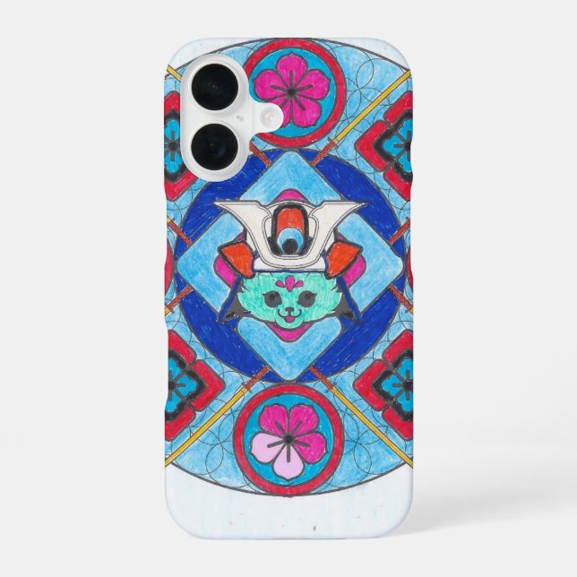 Mandala Japan drawings iPhone Case (Back)