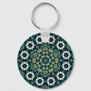 Mandala kaleidoscope keychain