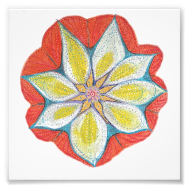 Mandala  Kodak Professional Photo Paper (Satin) Print (Front)