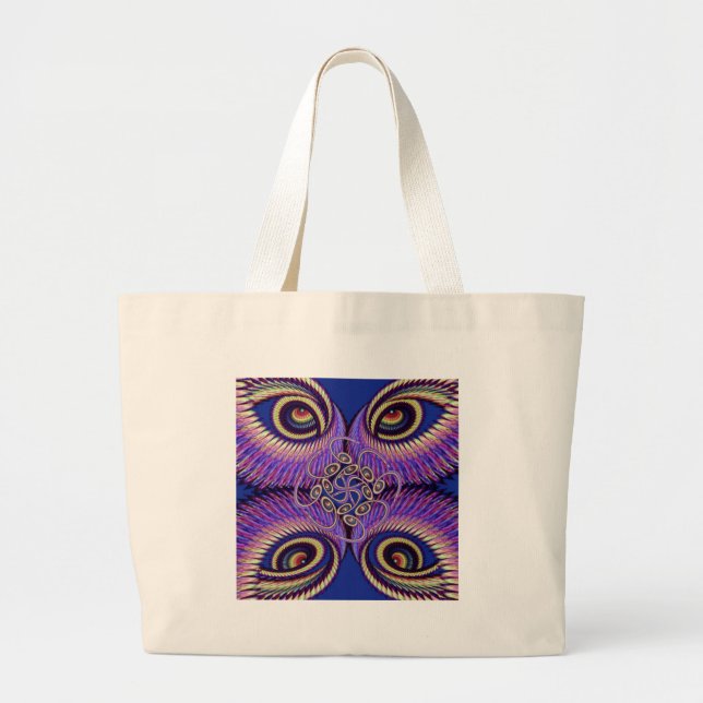 Mandala Kundalini Large Tote Bag (Front)