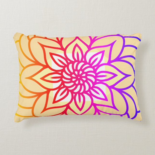 Mandala Light Accent Pillow (Front)
