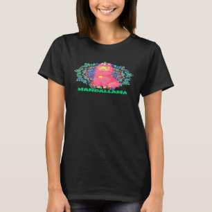 Mandala Llama Alpaca Lover Spiritual Meditation Y T-Shirt