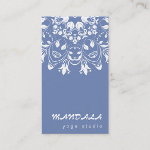 MANDALA LOGO CUSTOMIZED YOGA INSTRUCTOR BUSINESS CARD