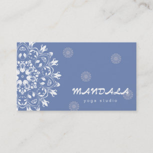 MANDALA LOGO CUSTOMIZED YOGA INSTRUCTOR BUSINESS CARD