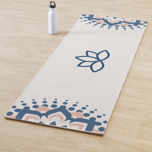 Mandala Lotus Flower Symbol Pattern Yoga Mat