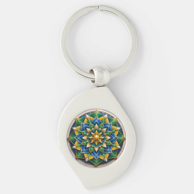 Mandala Luxe Keychain - 01 (Front)