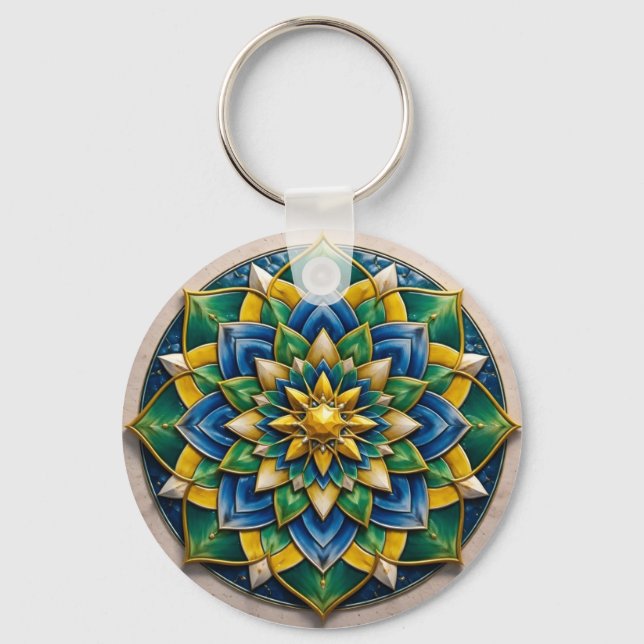 Mandala Luxe Keychain - 01 (Front)