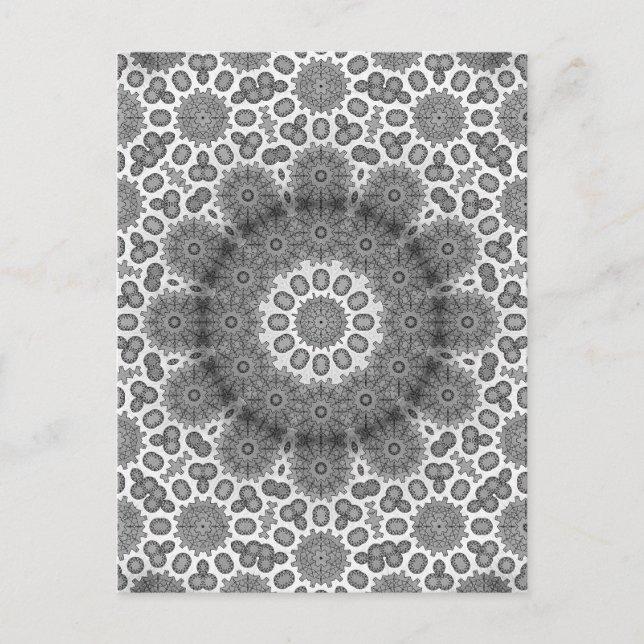 mandala magic vertical postcard (Front)