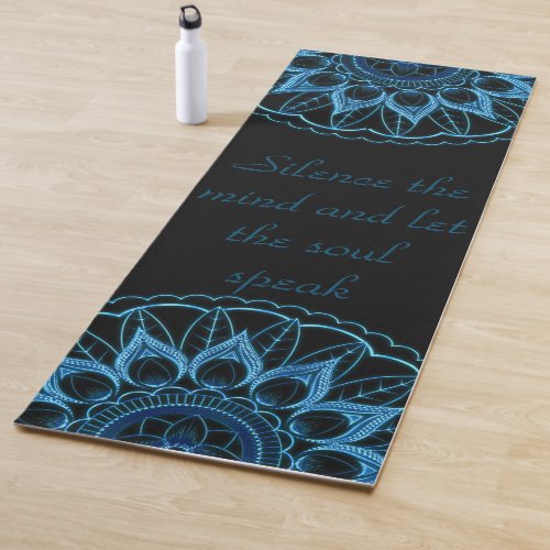 Mandala meditation yoga mat