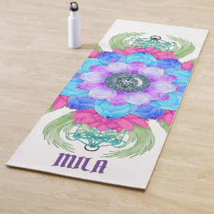 Mandala meditation yoga mat
