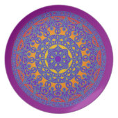 Mandala Melamine Plate (Front)