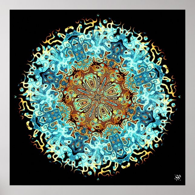 Mandala monsters 4 poster (Front)