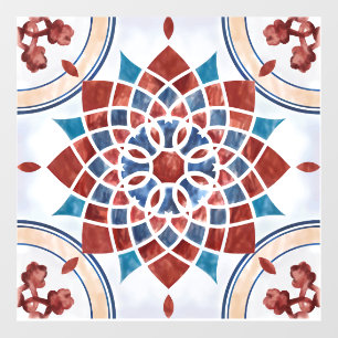 Mandala/Moroccan Tile Floor Decals