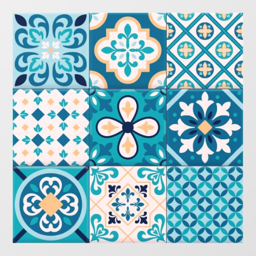 MandalaMoroccan Tile Floor Decals