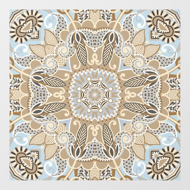Mandala/Moroccan Tile Floor Decals (Front)