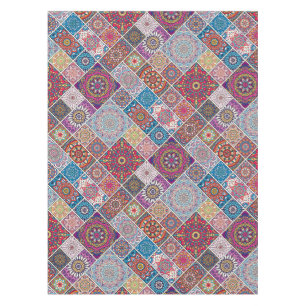 Mandala/Moroccan Tile Pattern Tablecloth