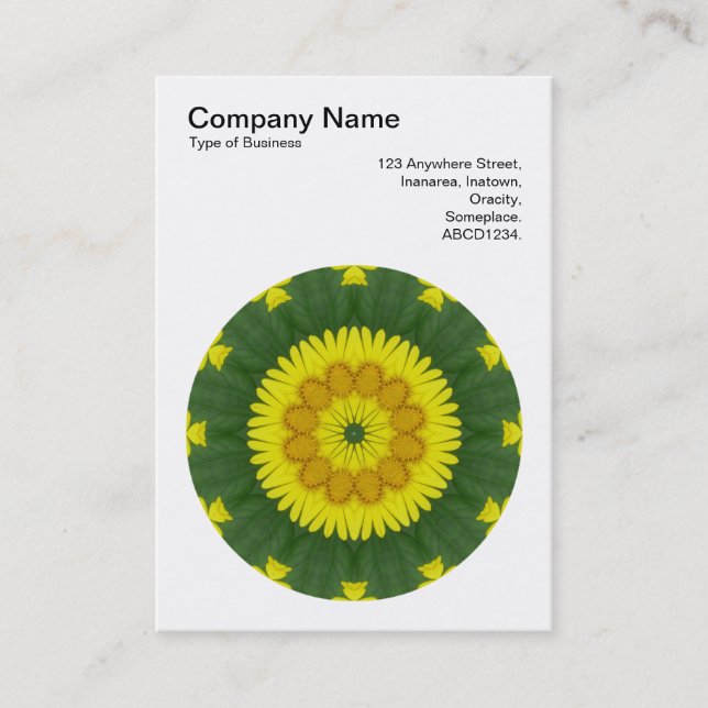 Mandala Motif 021 Business Card (Front)