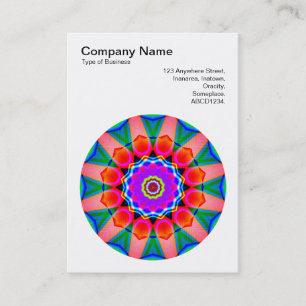 Mandala Motif 028 Business Card