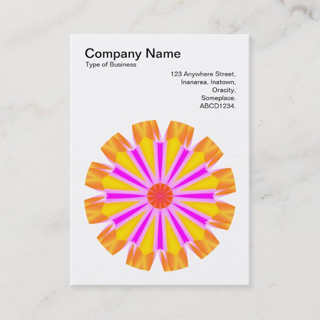 Mandala Motif 03 Business Card (Front)