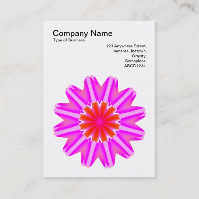 Mandala Motif 04 Business Card (Front)