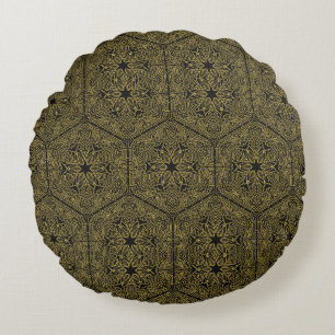 mandala motif pillow