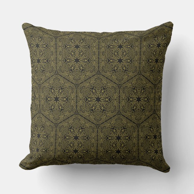 mandala motif pillow (Front)