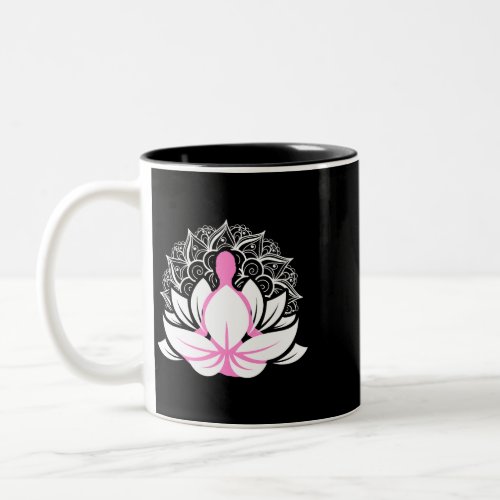Mandala Namast Mindfulness Meditation Yoga Two_Tone Coffee Mug