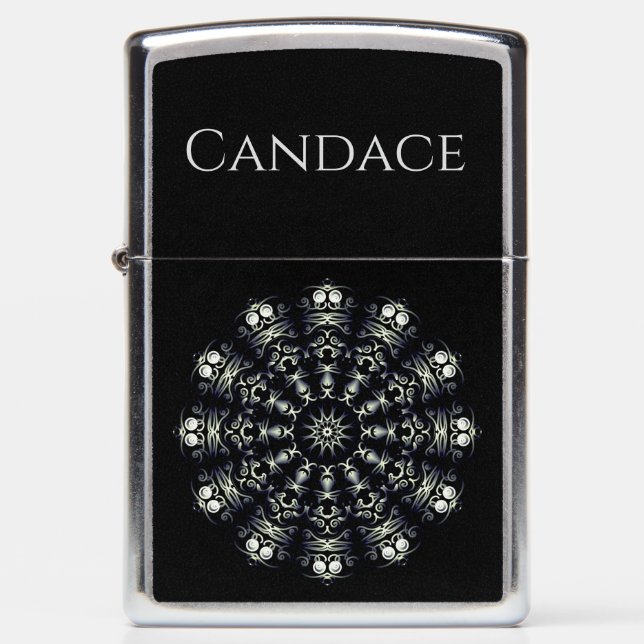 Mandala Name Zippo Lighter (Front)