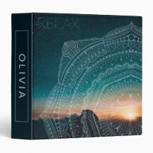 Mandala Night Sky Blue Sunset Photograph Mystical