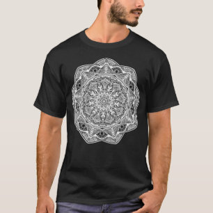 Mandala Nine Pointed Bahai Clothing T-Shirt